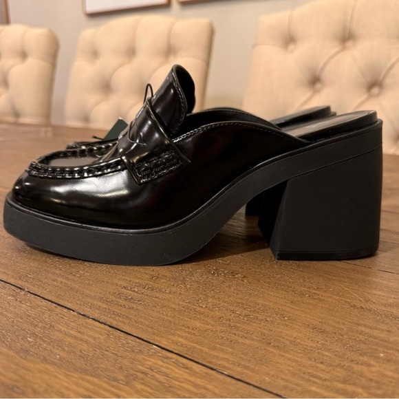 NWT Women's Eileen Mule Heels - Wild Fable Black size 8 - Picture 6 of 7